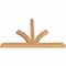 Ekena Millwork Richland Timber Gable Bracket, Western Red Cedar, 60"W x 38"H x 3 1/2"D x 3 1/2"F, 15/12 Pitch GBW060X38X0404RIC00SWR - alternate 3
